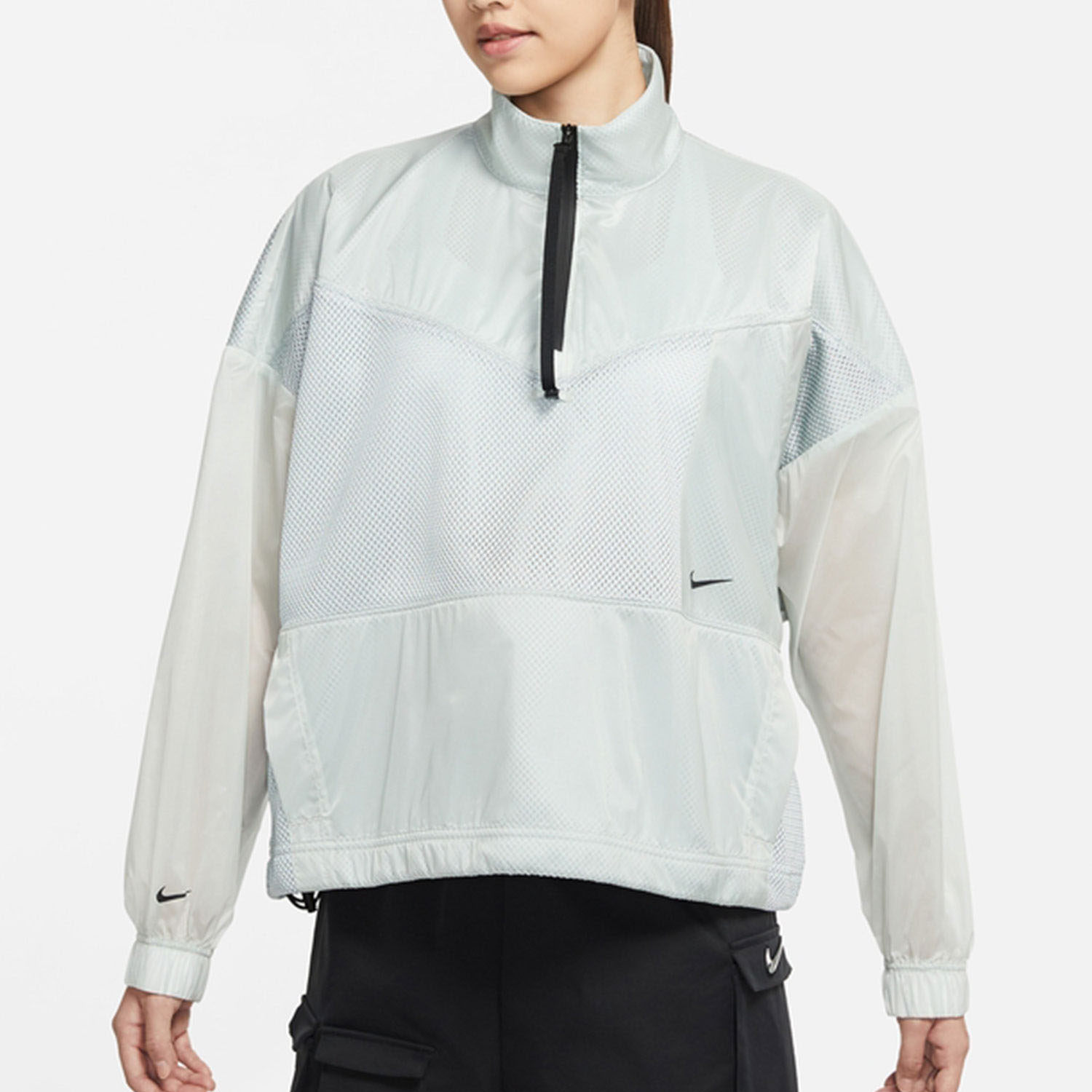 Nike/耐克正品女子夏季连帽薄款运动夹克外套 CZ9788-019