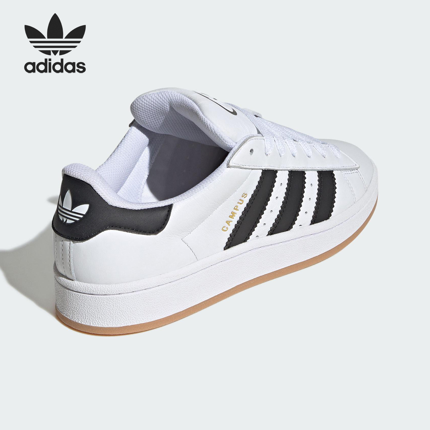 阿迪达斯男女复古耐磨低帮板鞋