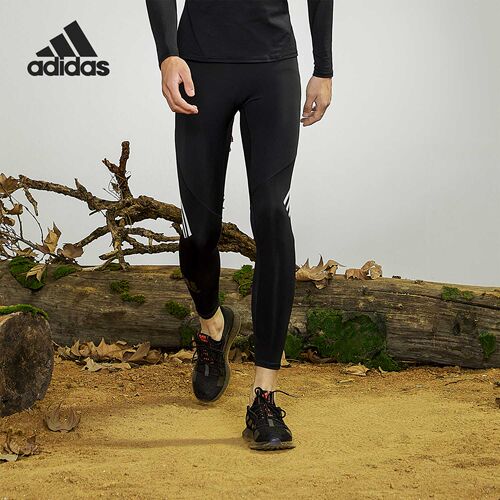 adidas正品新款男子训练紧身裤