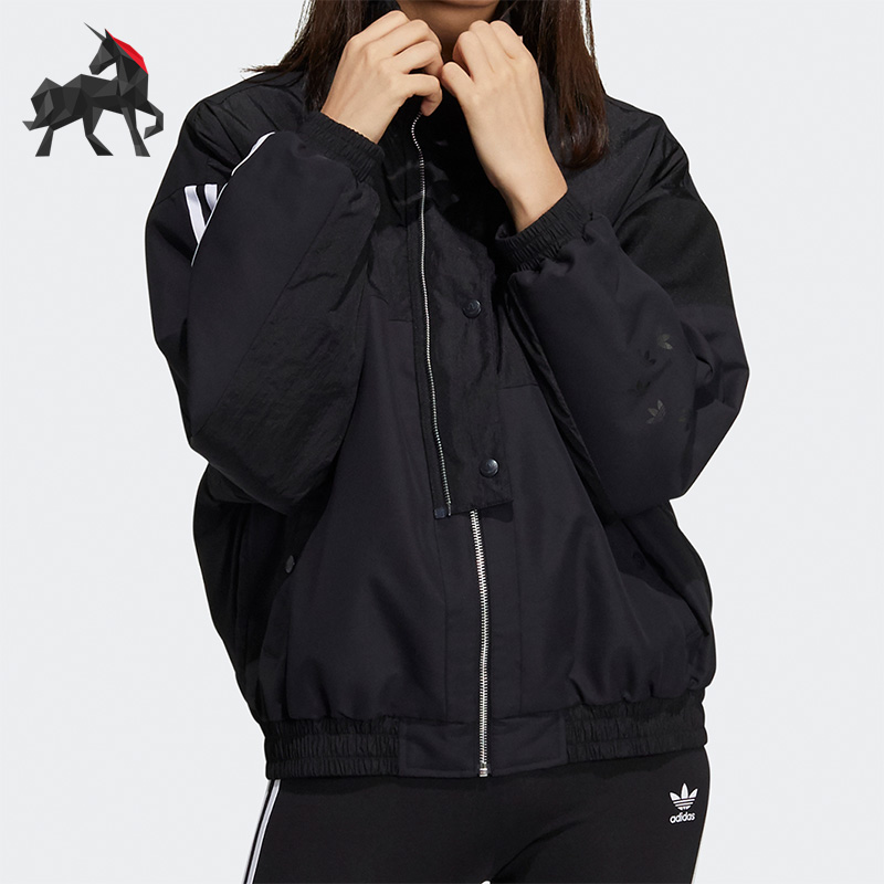 阿迪达斯三叶草女子舒适运动棉衣