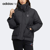 JKT Adidas neo DW1女子立领保暖羽绒服HN2443 阿迪达斯正品