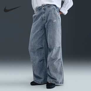IF0625 Nike 女士宽松休闲牛仔长裤 Sportswear新款 440 耐克正品