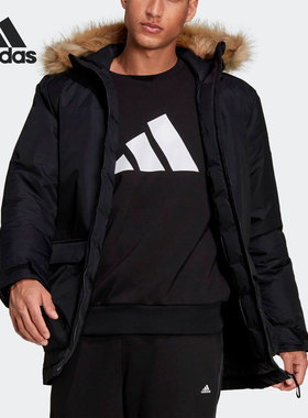 Adidas/阿迪达斯正品UTILITAS HO PKA男子户外运动棉服GT1699