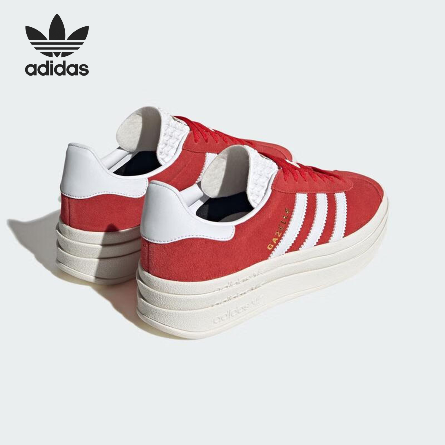 Adidas/阿迪达斯正品三叶草女士厚底经典耐磨休闲板鞋ID6990