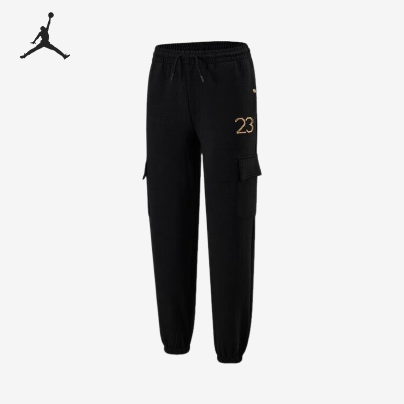 Nike/耐克正品JORDAN大童训练轻质跑步经典长裤JD2512088GS-001