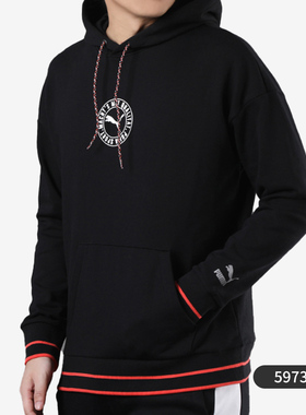 PUMA/彪马正品春季新款 TFS 男子运动休闲抽绳连帽卫衣597340