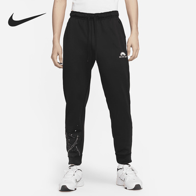Nike/耐克正品春季新款男子运动加绒保暖休闲长裤DX1545-010