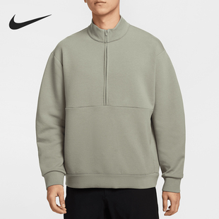 寬松半拉鏈立領衛衣套頭衫 Nike 耐克官方正品 運動男士 320 HQ6954