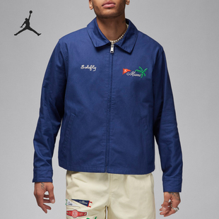 soleFly男士 Nike 耐克正品 Jordan 410 休闲刺绣外套FQ3804