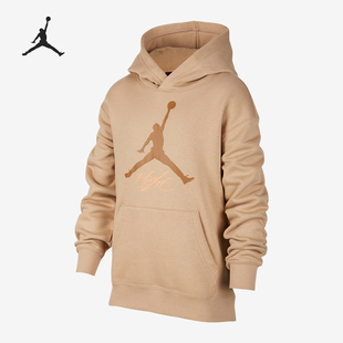 Nike/耐克正品Jordan大童加绒保暖针织连帽运动卫衣FV5827