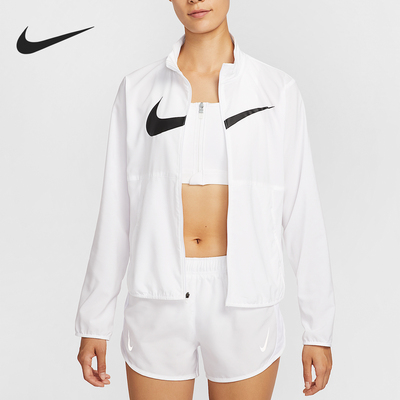 Nike/耐克正品Dri-FIT女士简约立领训练运动跑步外套HV2648-100