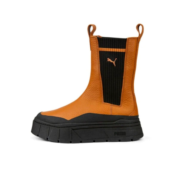 彪马正品女子复古休闲长筒靴