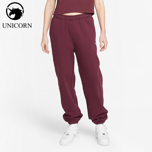 Nike/耐克正品Solo Swoosh女士运动复古潮流经典长裤CW5565-681