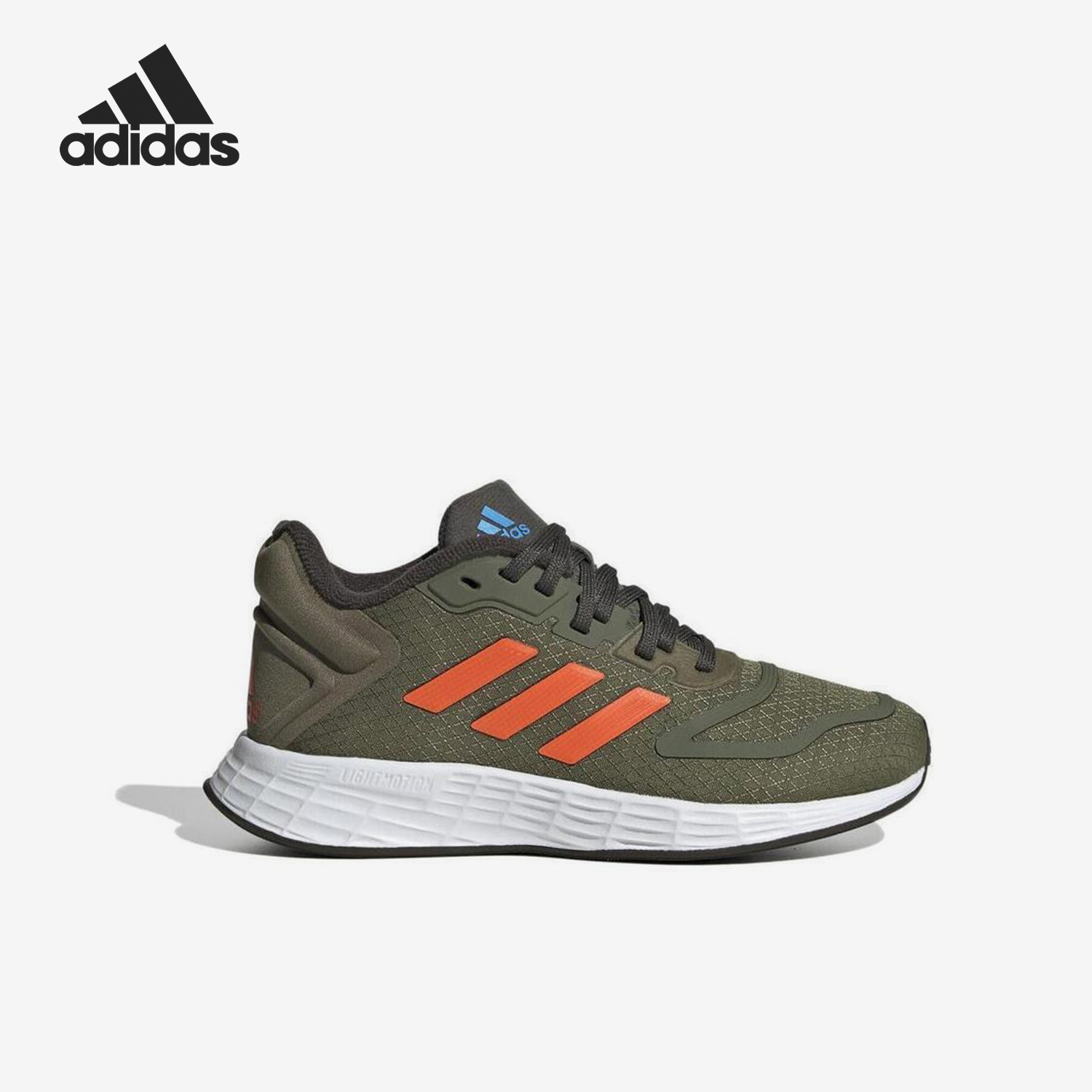 Adidas/阿迪达斯正品Duramo 10 K大童轻便经典低帮跑步鞋GZ1796
