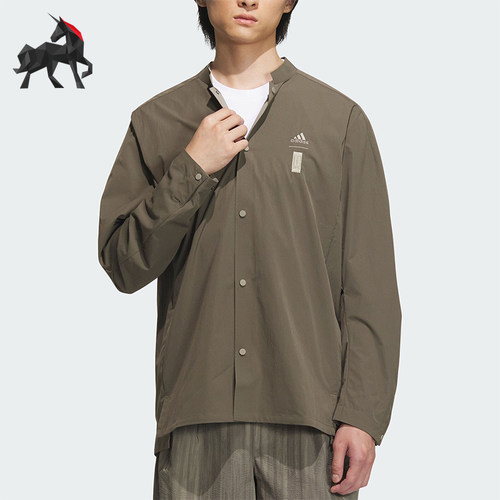 阿迪达斯男士武极运动长袖衬衫