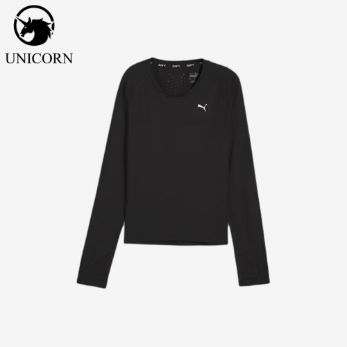 Puma/彪马正品Long Sleeve女士透气运动休闲针织长袖524962-01