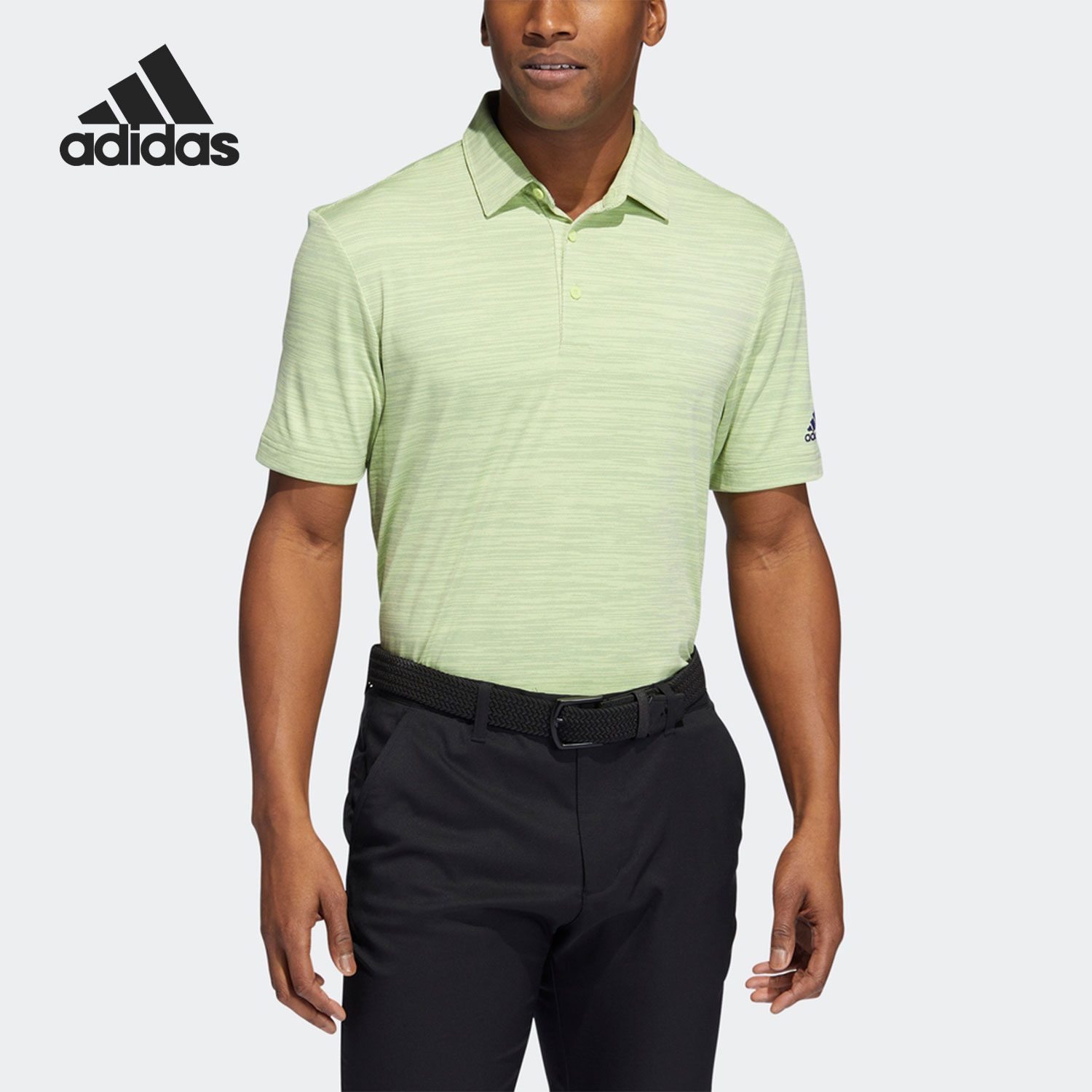 Adidas/阿迪达斯正品SPACEDYE高尔夫男子运动T恤POLO衫HA9166