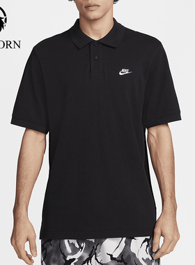 Nike/耐克正品Club男士经典翻领刺绣印花短袖POLO衫FN3894-010