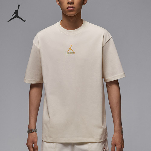 Nike/耐克正品JORDAN男士圆领休闲宽松耐穿透气短袖IM3354-047