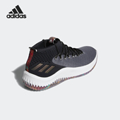 阿迪达斯正品 Dame 4男士 Adidas 套脚减震低帮篮球鞋 AQ0824