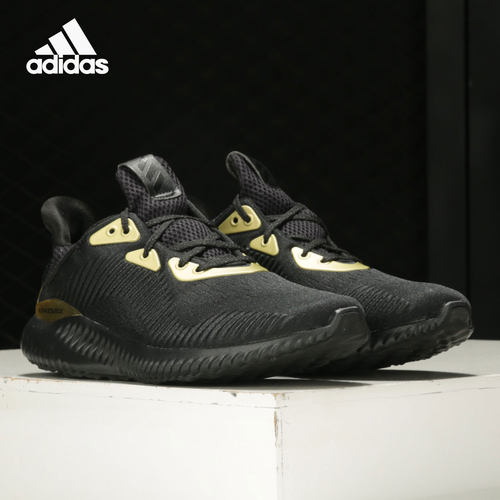 Adidas/阿迪达斯正品阿尔法男女透气缓震运动跑步鞋FZ2196