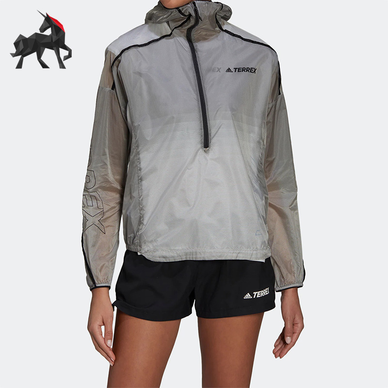 阿迪达斯女子夏季薄款夹克外套