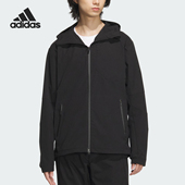阿迪达斯正品 新款 男士 Adidas 经典 连帽休闲梭织夹克外套JM2007