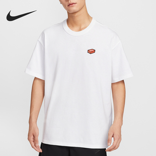 Nike/耐克正品夏季男士厚实宽松圆领简约运动透气短袖IH9271-100