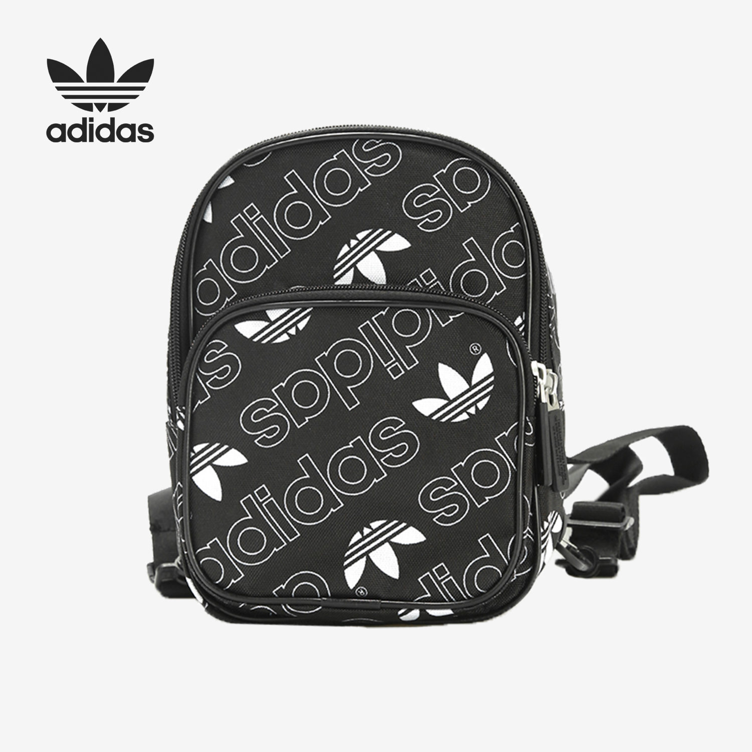 Adidas/阿迪达斯正品三叶草男女MINI休闲运动双肩包 DV0192