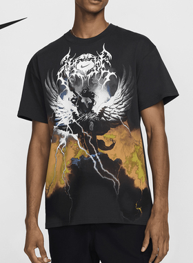 Nike/耐克正品2025夏季款男士图案印花宽松经典短袖HQ2579-045