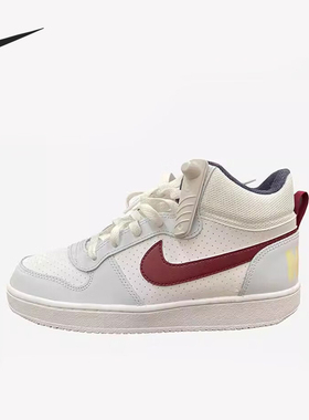 Nike/耐克正品Court Borough Mid GS女子大童板鞋FV8122-161