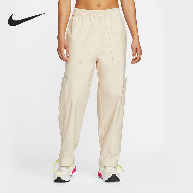 Nike/耐克正品新款女子宽松透气休闲运动梭织长裤DM6570-126
