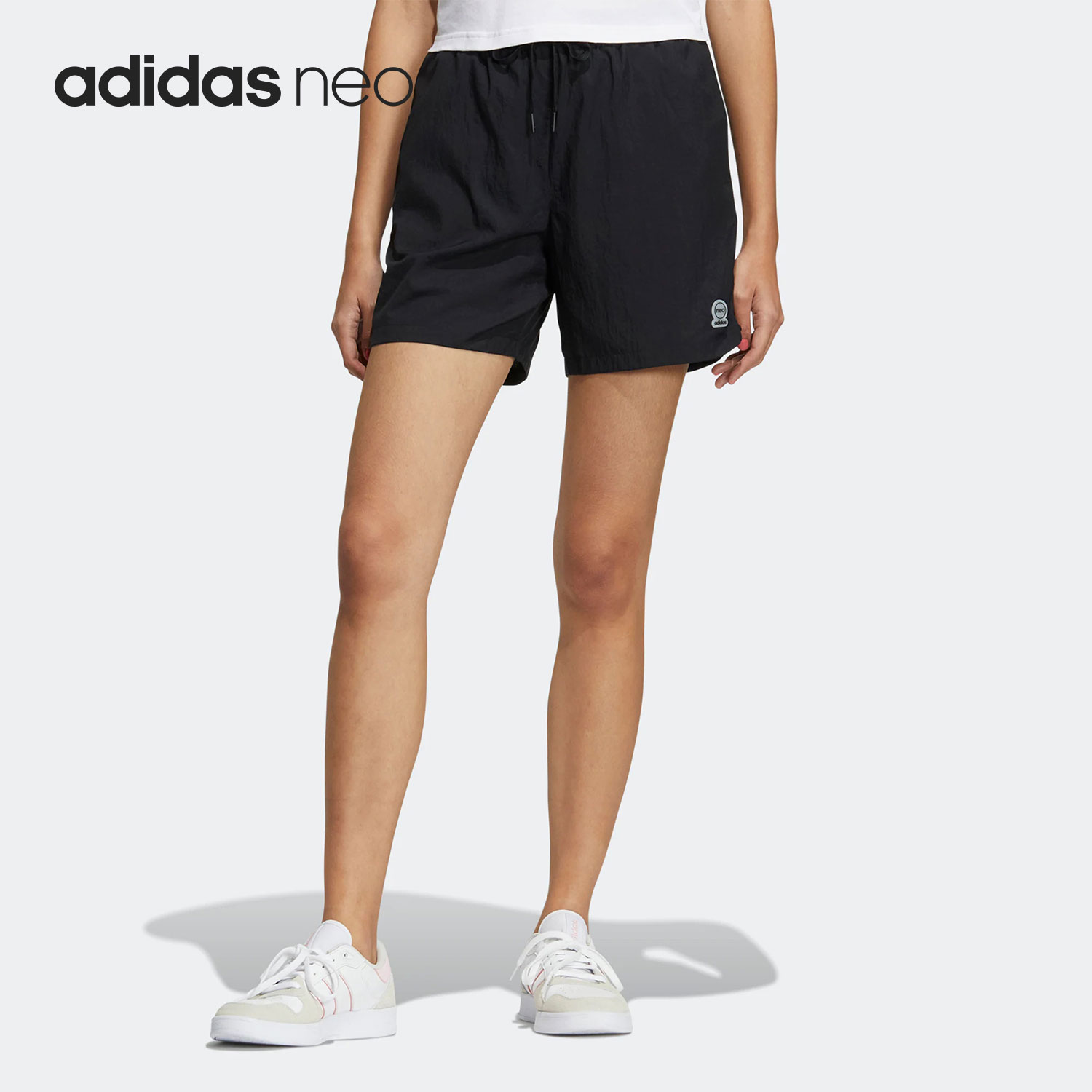 Adidas/阿迪达斯正品neo W ESNT SHORT2女子居家短裤HM9556