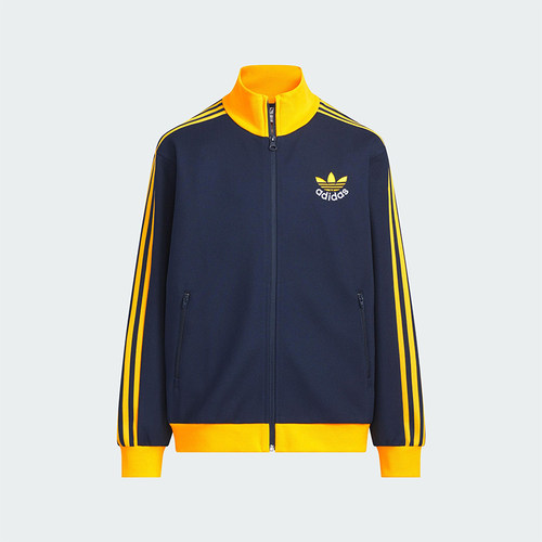 Adidas/阿迪达斯正品三叶草大童复古立领针织夹克外套KB4591