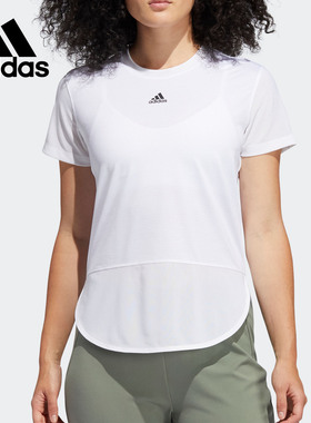 Adidas/阿迪达斯正品 LVL 3 TEE 女子舒适运动短袖T恤 GN7316