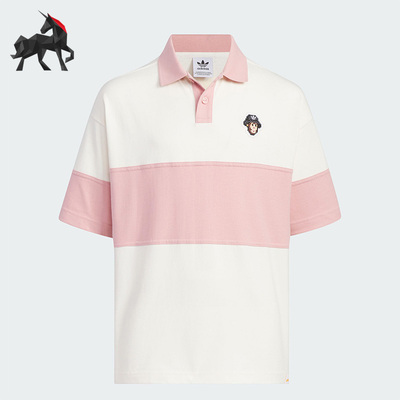 Adidas/阿迪达斯正品三叶草大童透气运动短袖POLO衫IX4368