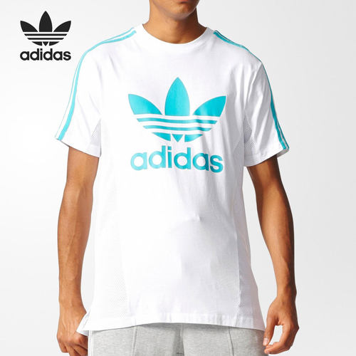 Adidas/阿迪达斯正品三叶草当季新款男子休闲运动短袖BK7709