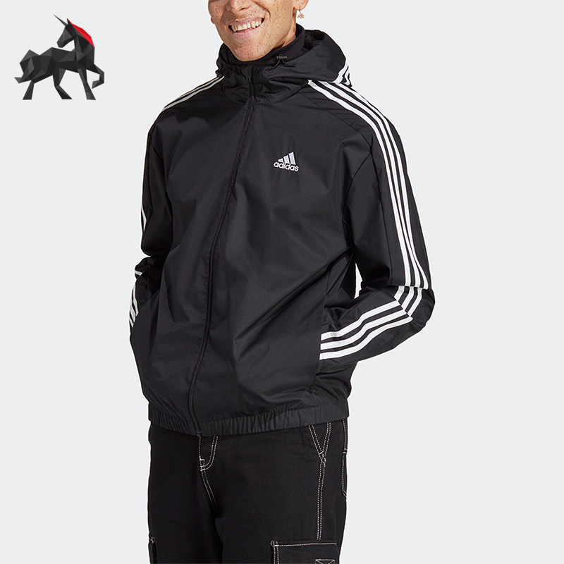 Adidas/阿迪达斯男子连帽夹克