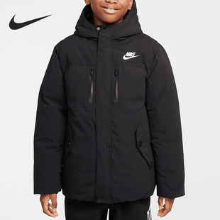 Nike/耐克正品冬新款大童保暖休闲户外宽松羽绒服HQ7165-010