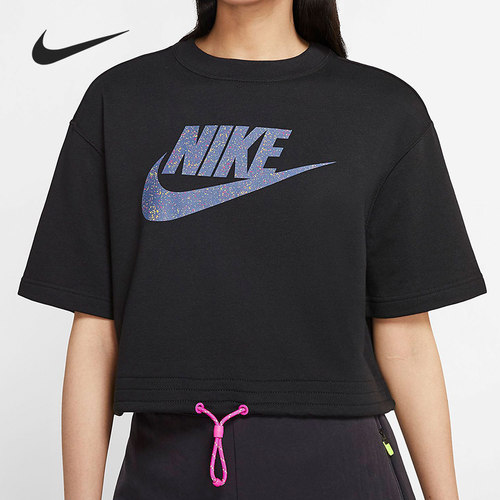 Nike/耐克正品休闲女子时尚潮流运动圆领短袖T恤 CJ2276-010