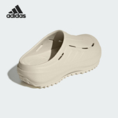 缓震回弹厚底拖鞋 Adidas JR6758 新款 男女同款 阿迪达斯正品 夏季