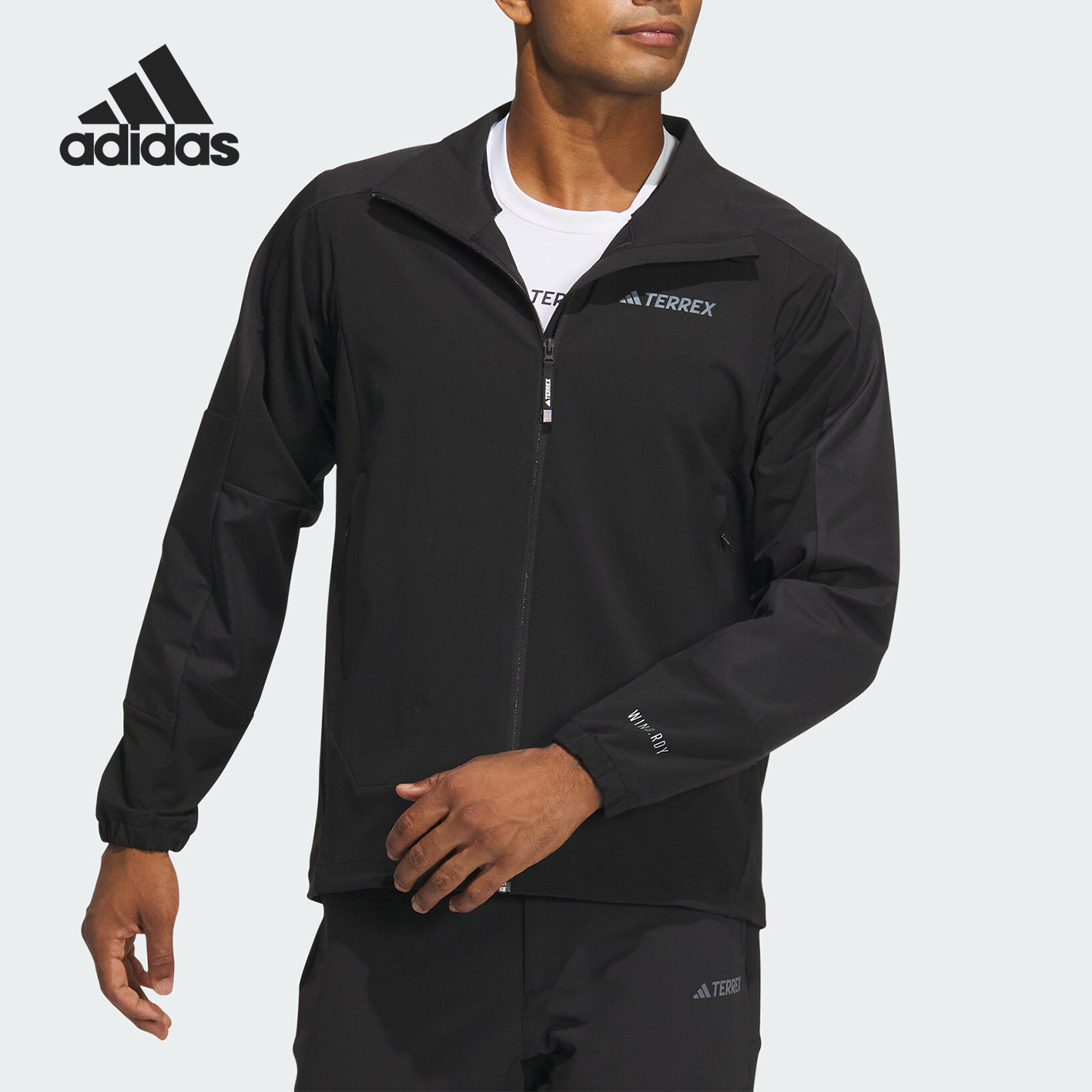 Adidas/阿迪达斯男士软壳衣外套