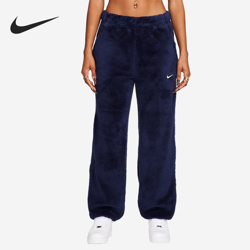 Nike/耐克正品秋冬NOCTA女士运动宽松中腰保暖复古长裤DV3643-410