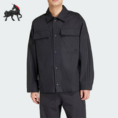 阿迪达斯正品 衬衫 Adidas 运动长袖 ESS SHIRT男士 IS1805