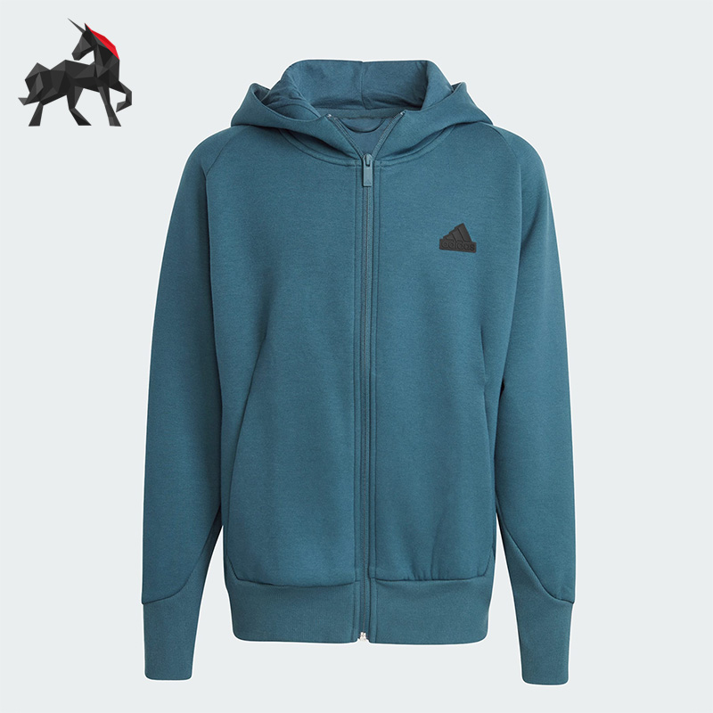 阿迪达斯正品大童夹克外套