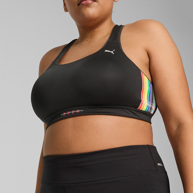 Puma/彪马正品2024新款女士网纱拼接跑步运动内衣525165-01