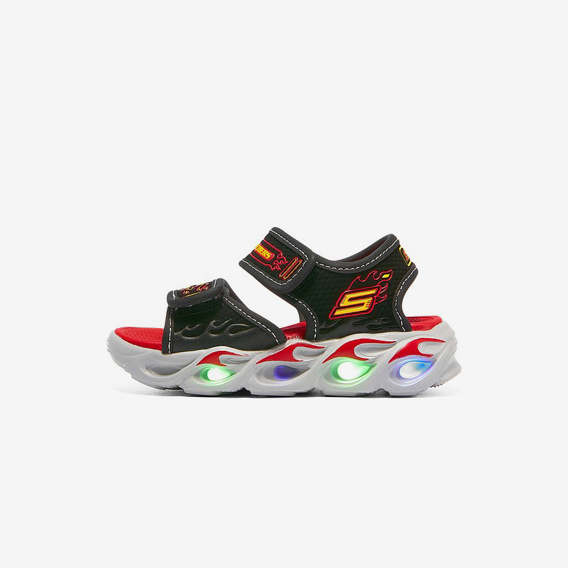 Skechers/斯凯奇官方正品当季新款凉鞋男童舒适魔术贴运动休闲鞋