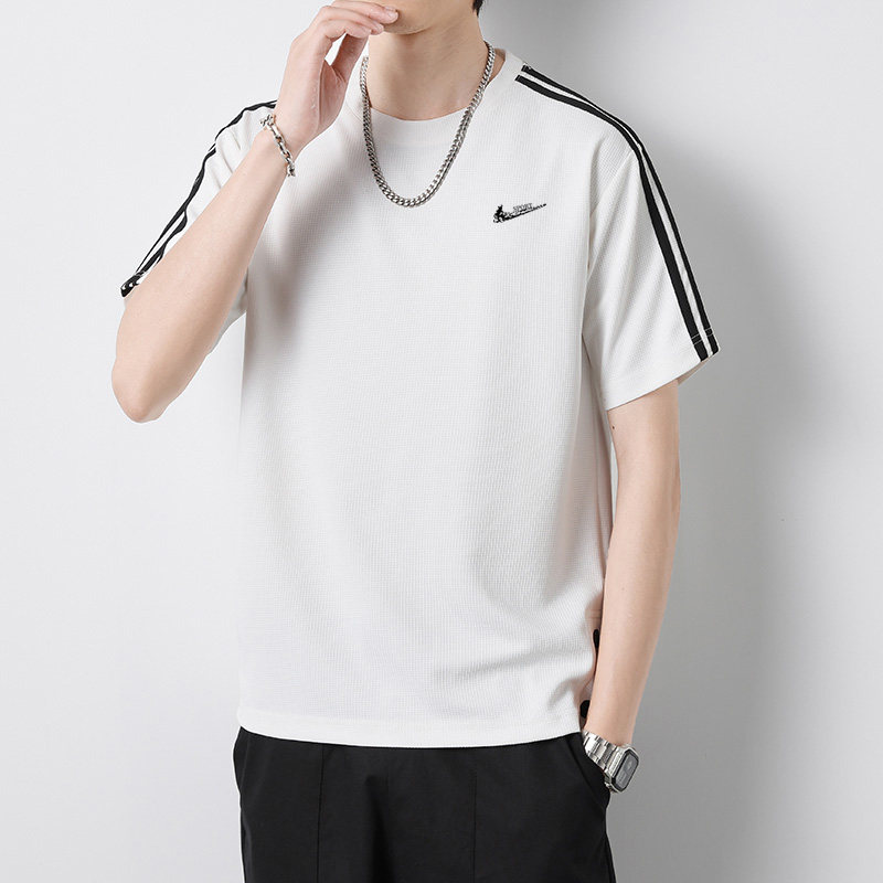 耐克顿2025新款夏季男士T恤薄款冰感索罗娜休闲短袖宽松圆领半袖