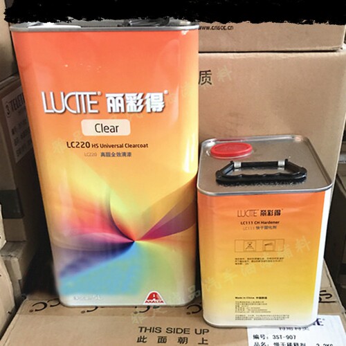 杜邦丽彩得汽车LC220高固全效清漆LC109慢干固化剂LC111干剂LC110