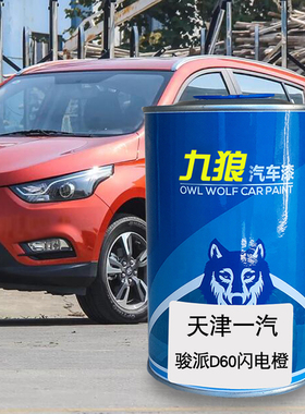 九狼汽车漆天津一成品汽漆补色骏派闪电橙D60白色A70皓月白霓彩红